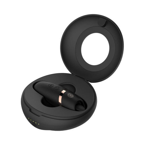 Мини-вибратор с язычком Rosy Gold Vibrating & Licking Dual Stimulator