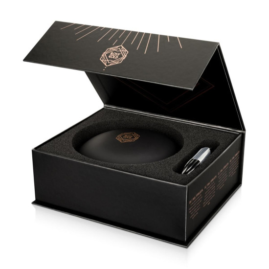 Мини-вибратор с язычком Rosy Gold Vibrating & Licking Dual Stimulator