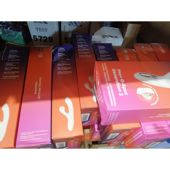 Вакуумный вибратор-кролик, белый Satisfyer Pro+ G-Spot Generation 2 Wihte (мятая упаковка)
