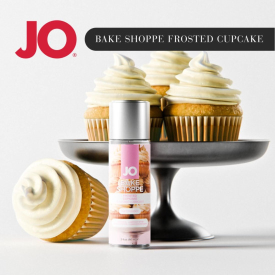 Лубрикант на водной основе, без сахара и парабенов, кекс с глазурью JO Bake Shoppe - Frosted Cupcake, 60 ml