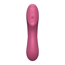 Вакуумний стимулятор з вібрацією, червоний Satisfyer Curvy Trinity 3 Red