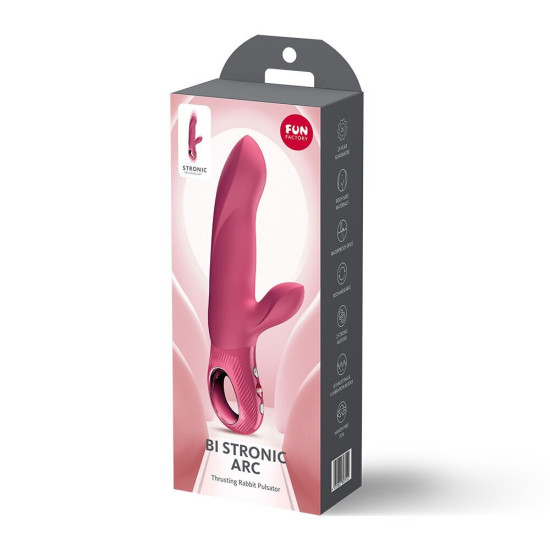 Пульсатор, малиновый Fun Factory Bi Stronic Arc Raspberry (мятая упаковка)