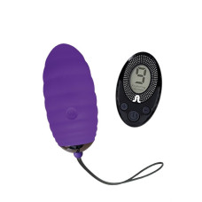 Віброяйце фіолетового кольору з пультом ДК Adrien Lastic Ocean Breeze Purple