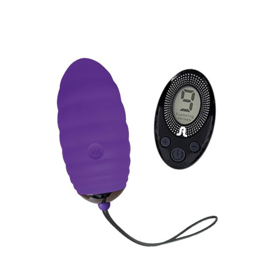 Виброяйцо фиолетового цвета с пультом ДУ Adrien Lastic Ocean Breeze Purple