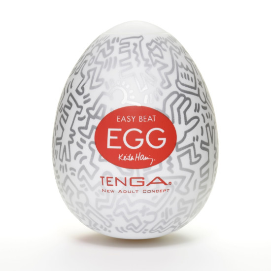 Набір з 6 яєць-мастурбаторів з дизайном Party Tenga Keith Haring Keith Egg Party Pack