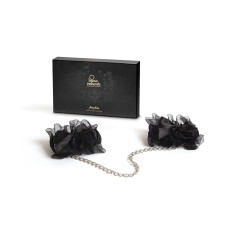 Наручники з атласу і органзи, в подарунковій упаковці Bijoux Indiscrets Frou Frou Organza Handcuffs