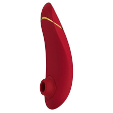 Вакуумний кліторальний стимулятор червоного кольору Womanizer Premium Red