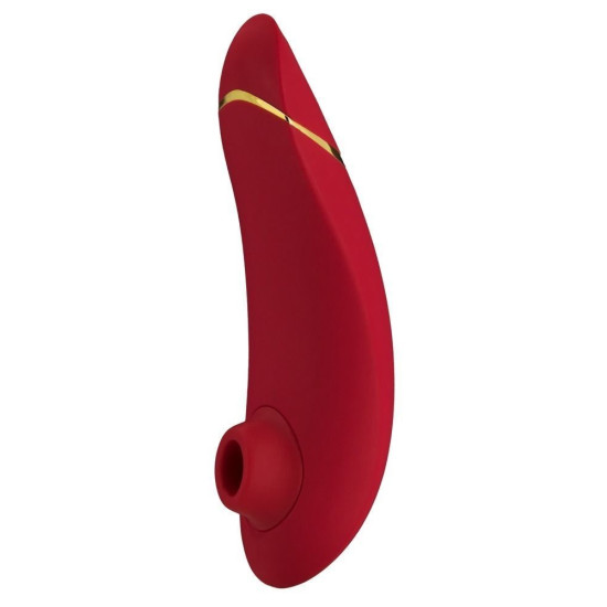 Вакуумний кліторальний стимулятор червоного кольору Womanizer Premium Red