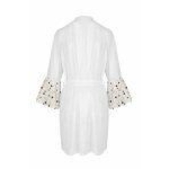 Пеньюар, білий Lovelia Peignoir White, L/XL