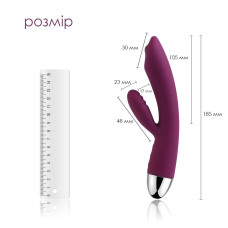 Вібратор-кролик з перловою стимуляцією точки G, фіолетовий Svakom Trysta Violet