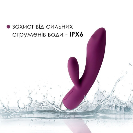 Вібратор-кролик з перловою стимуляцією точки G, фіолетовий Svakom Trysta Violet