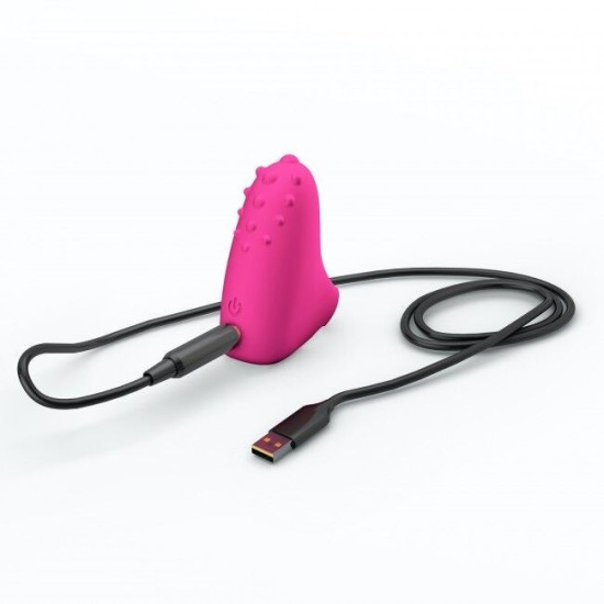 Вібратор на палець перезаряджається, рожевий Dorcel MAGIC FINGER Rose