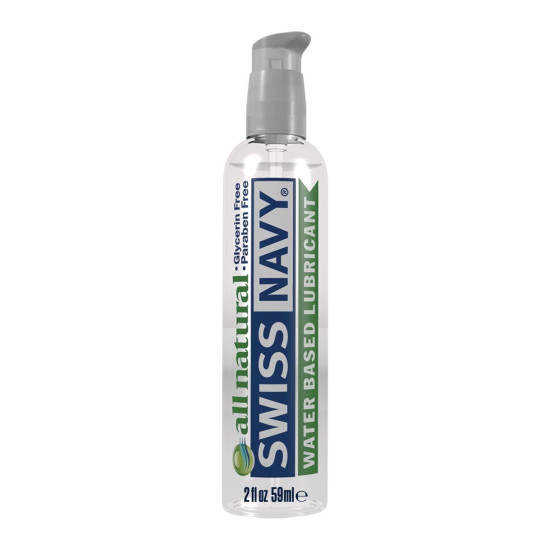 Интимная смазка для чувствительной кожи на водной основе Swiss Navy All Natural, 59 ml