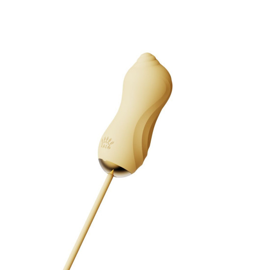 Набір 2 в 1 (віброяйце + вакуумний стимулятор), жовтий Zalo Unicorn Yellow