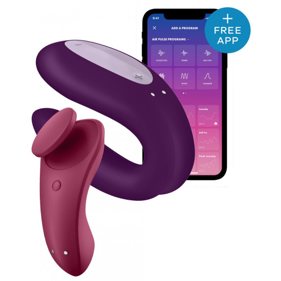 Набір (вібратор для пар Double Joy і вібратор в трусики Sexy Secret) Satisfyer Partner Box 1