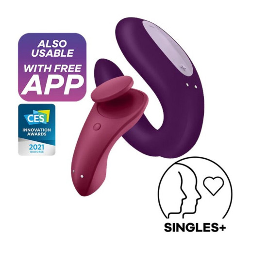 Набір (вібратор для пар Double Joy і вібратор в трусики Sexy Secret) Satisfyer Partner Box 1