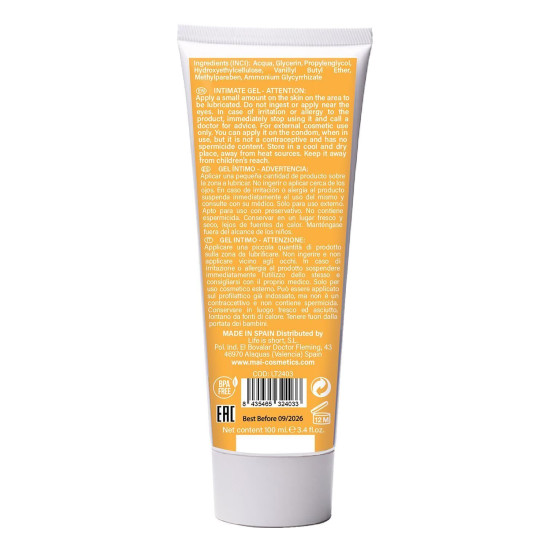 Разогревающий лубрикант на водной основе BTB WARM FEELING, 100 ml