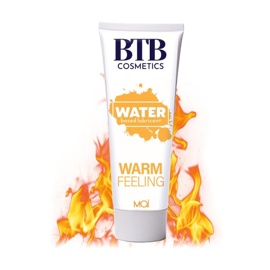Разогревающий лубрикант на водной основе BTB WARM FEELING, 100 ml