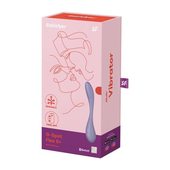 Універсальний вібратор, бузковий Satisfyer G-Spot Flex 5+ Lilac