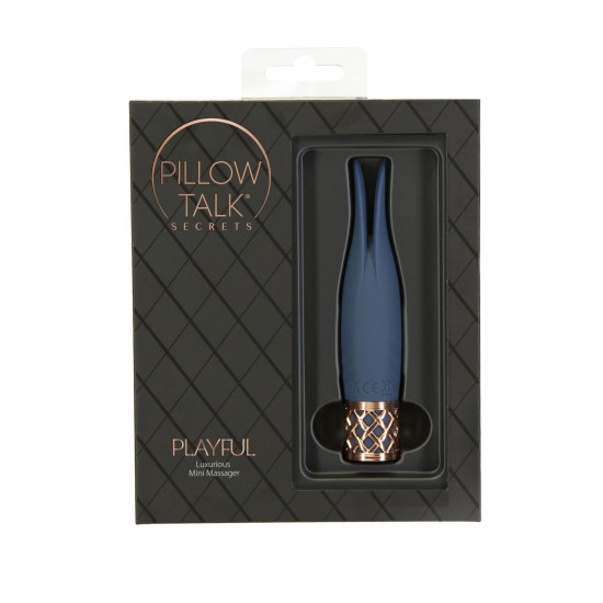 Клиторальный вибратор с гибкими ушками, синий Pillow Talk Secrets Playful Clitoral Vibrator Blue