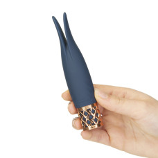 Кліторальний вібратор з гнучкими вушками, синій Pillow Talk Secrets Playful Clitoral Vibrator Blue