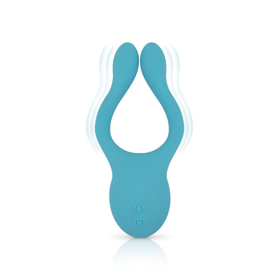 Вібратор для пар, бірюзовий Cala Azul Dani I Couples Vibrator
