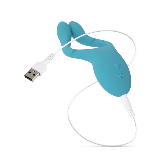 Вібратор для пар, бірюзовий Cala Azul Dani I Couples Vibrator