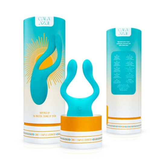 Вібратор для пар, бірюзовий Cala Azul Dani I Couples Vibrator