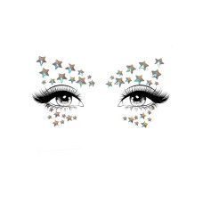 Украшение-звёздочки для тела, светятся в темноте (наклейки) Leg Avenue Celeste Face Jewels Sticker