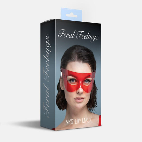 Маска, красная прозрачная Feral Feelings Mystery Mask Red Transparent