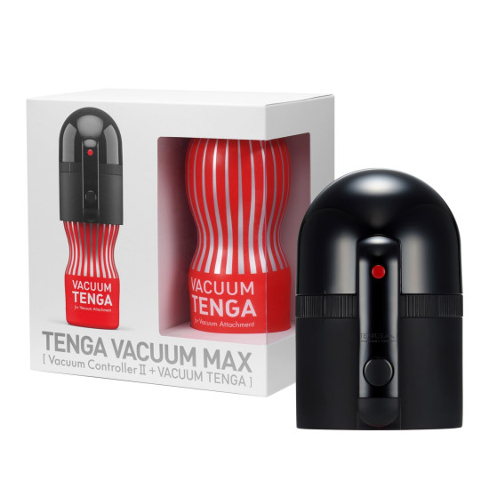 Вакуумна насадка з 5 режимами роботи і мастурбатором в комплекті Tenga Vacuum Max + Tenga Vacuum Cup