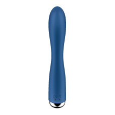 Вибратор-кролик с ротацией, 3 мотора, синий Satisfyer Spinning Rabbit 1 Blue