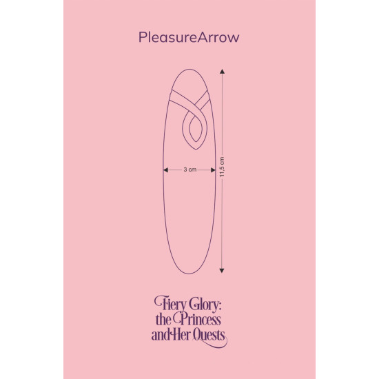 Міні-вібратор, синій FairyGasm PleasureArrow Blue