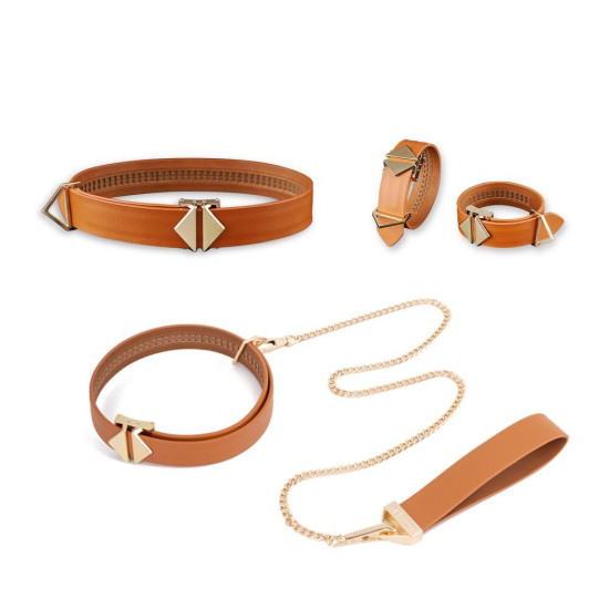 Сумка для хранения секс-игрушек, коричневая Lockink Mysterious Square Kink Bag Brown