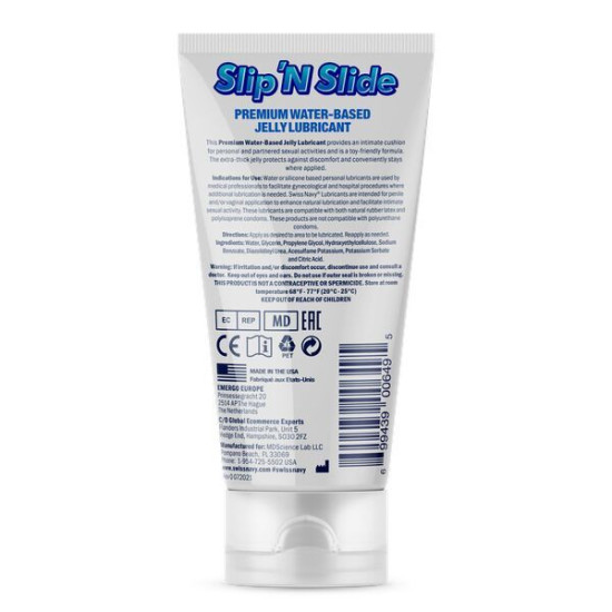 Густий лубрикант на водній основі Swiss Navy Slip'N Slide Premium Jelly, 150 ml