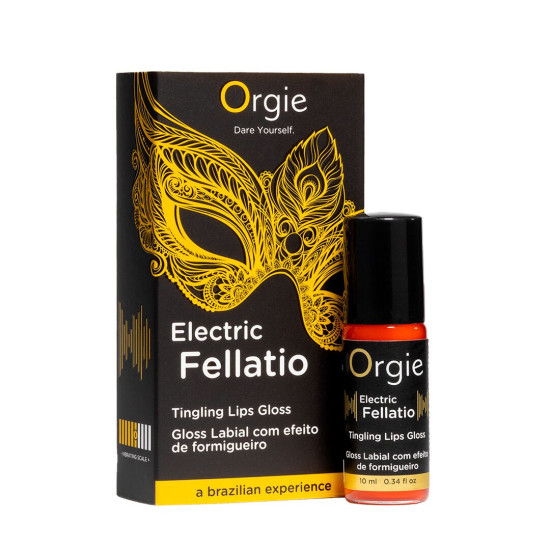Стимулирующий блеск для губ Orgie Electric Fellatio Lips Gloss, 10 ml