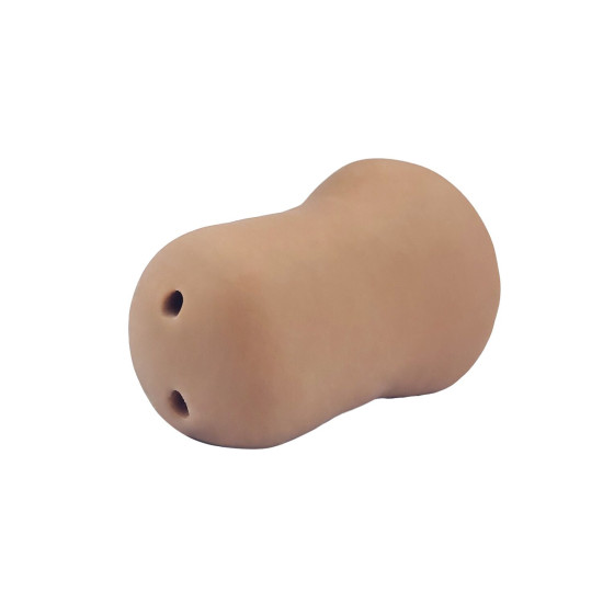 Ультрареалістичний мастурбатор (вагіна та попа) Alive Mia Super Realistic Masturbator Caramel, XL