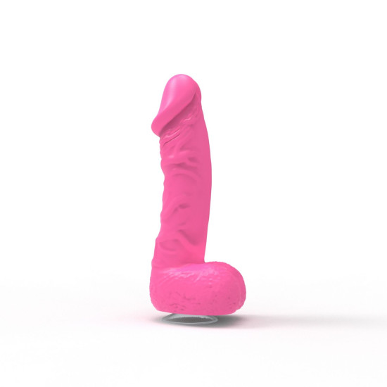 Крафтове мило-член з присоскою, рожеве Чистий Кайф Large Pink, натуральне