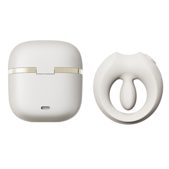 Эрекционное кольцо, белое Zalo Apis Ivory White