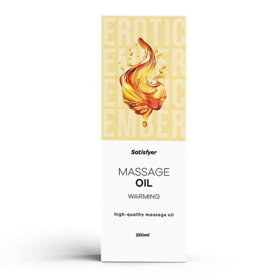 Массажное масло с разогревающим эффектом Satisfyer Massage Oil Warming, 250 ml