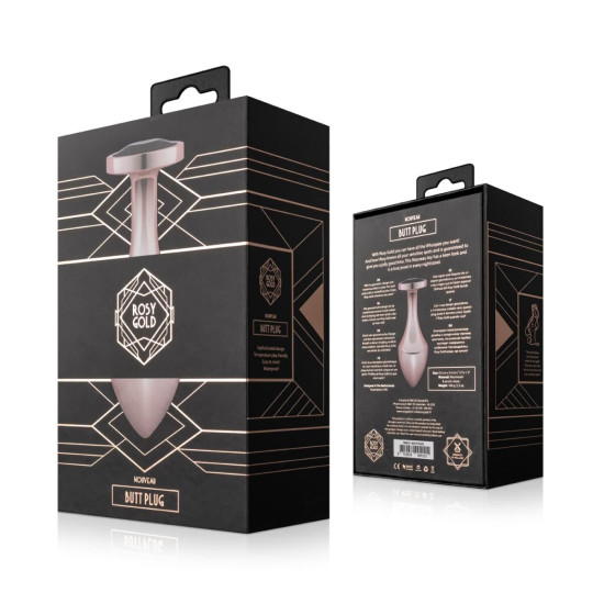 Анальна пробка, рожеве золото Rosy Gold Nouveau Butt Plug