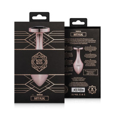Анальна пробка, рожеве золото Rosy Gold Nouveau Butt Plug