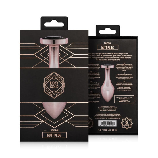 Анальна пробка, рожеве золото Rosy Gold Nouveau Butt Plug
