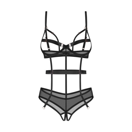 Боді Obsessive Euridia Crotchless Teddy, розмір XS/S