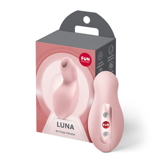 Вакуумный стимулятор, розовый Fun Factory Luna Soft Pink