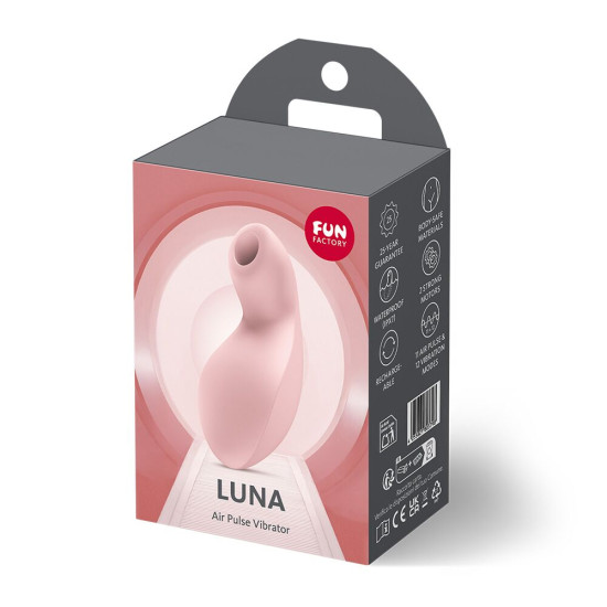 Вакуумный стимулятор, розовый Fun Factory Luna Soft Pink