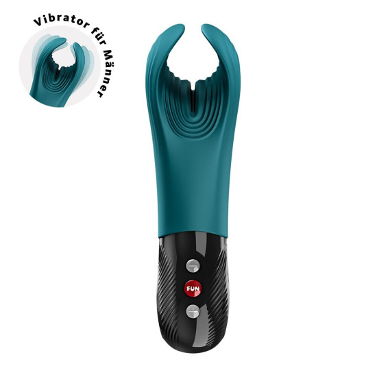 Вибратор для пениса, подходит для парных игр, зелёный Fun Factory Manta Bottle Green