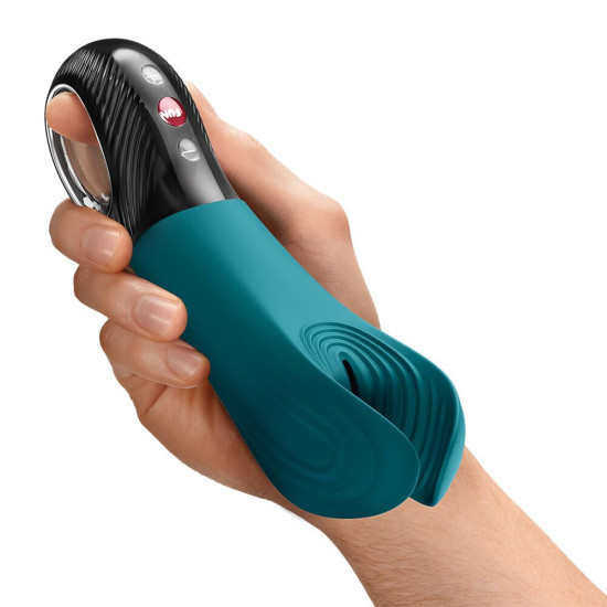 Вибратор для пениса, подходит для парных игр, зелёный Fun Factory Manta Bottle Green