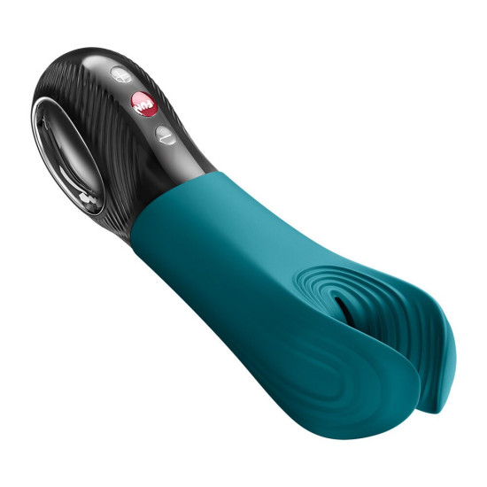 Вибратор для пениса, подходит для парных игр, зелёный Fun Factory Manta Bottle Green