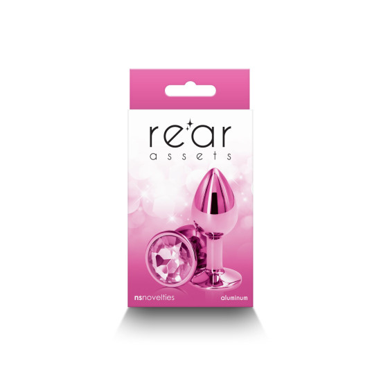 Анальная пробка, розовая NS Novelties Rear Assets - Pink, S